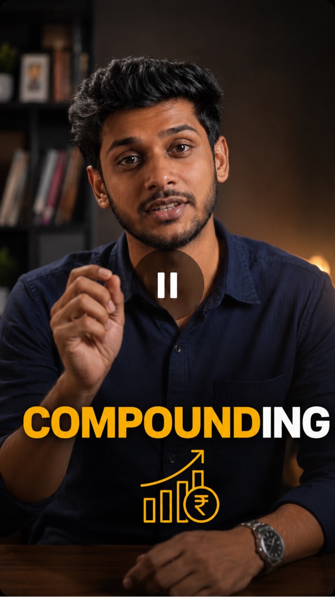 Ayush Sharma finance content reel, short-form video by Kuha Studio